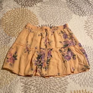 AE Florla Print Flowy Skirt